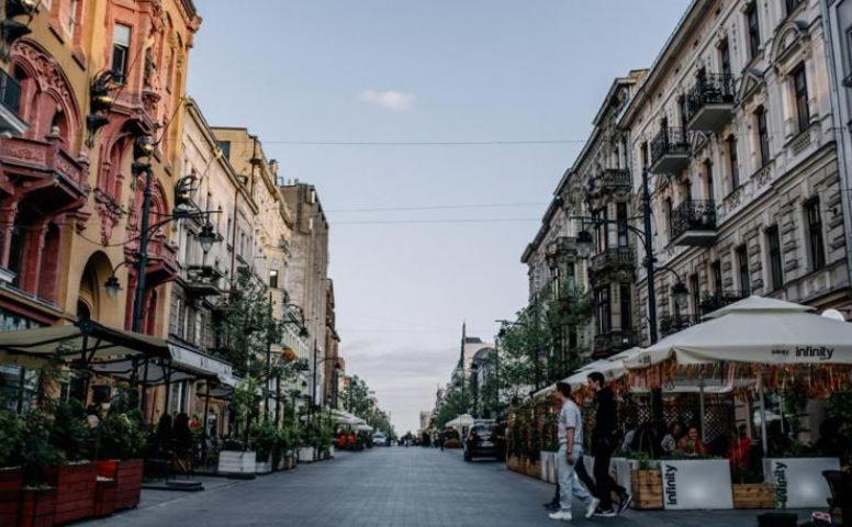 Appartamento Piotrkowska Mainstreet & Secure Łódź Esterno foto
